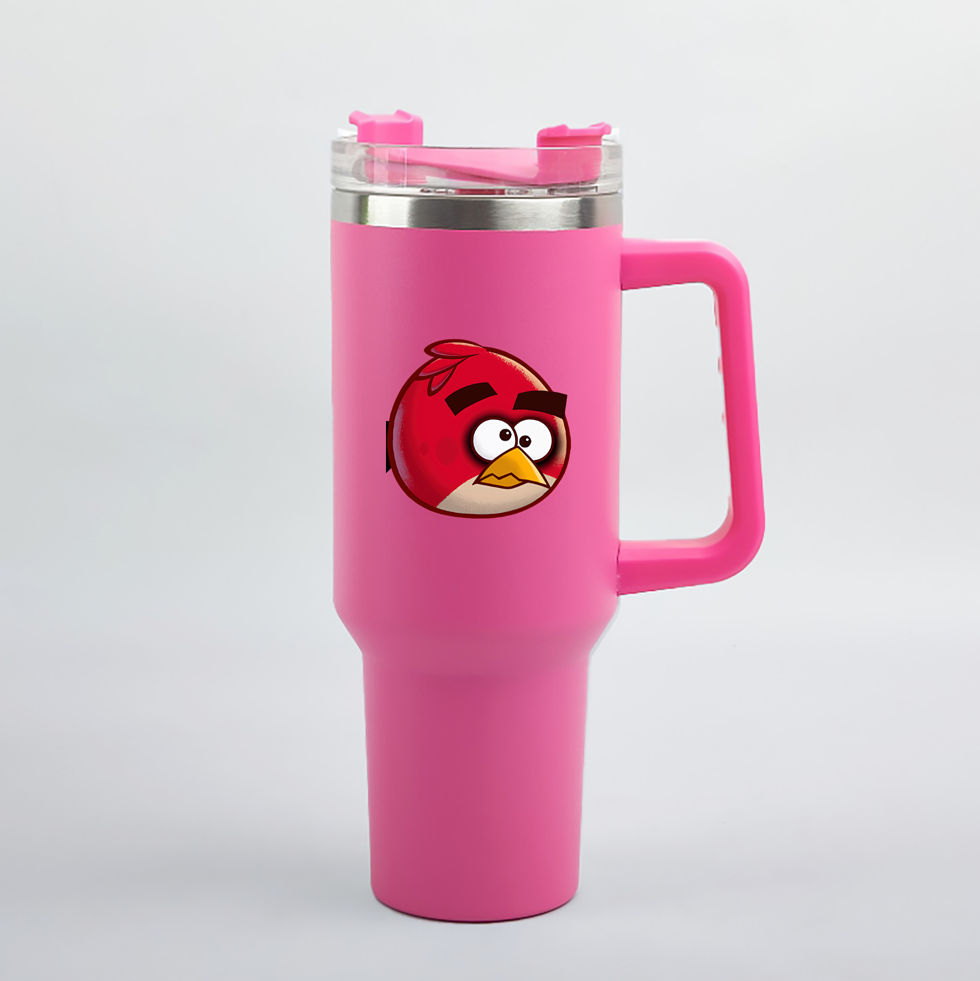 （画像用） Angry Birds アングリーバード 1200mL車用タンブラー（カラープリント）